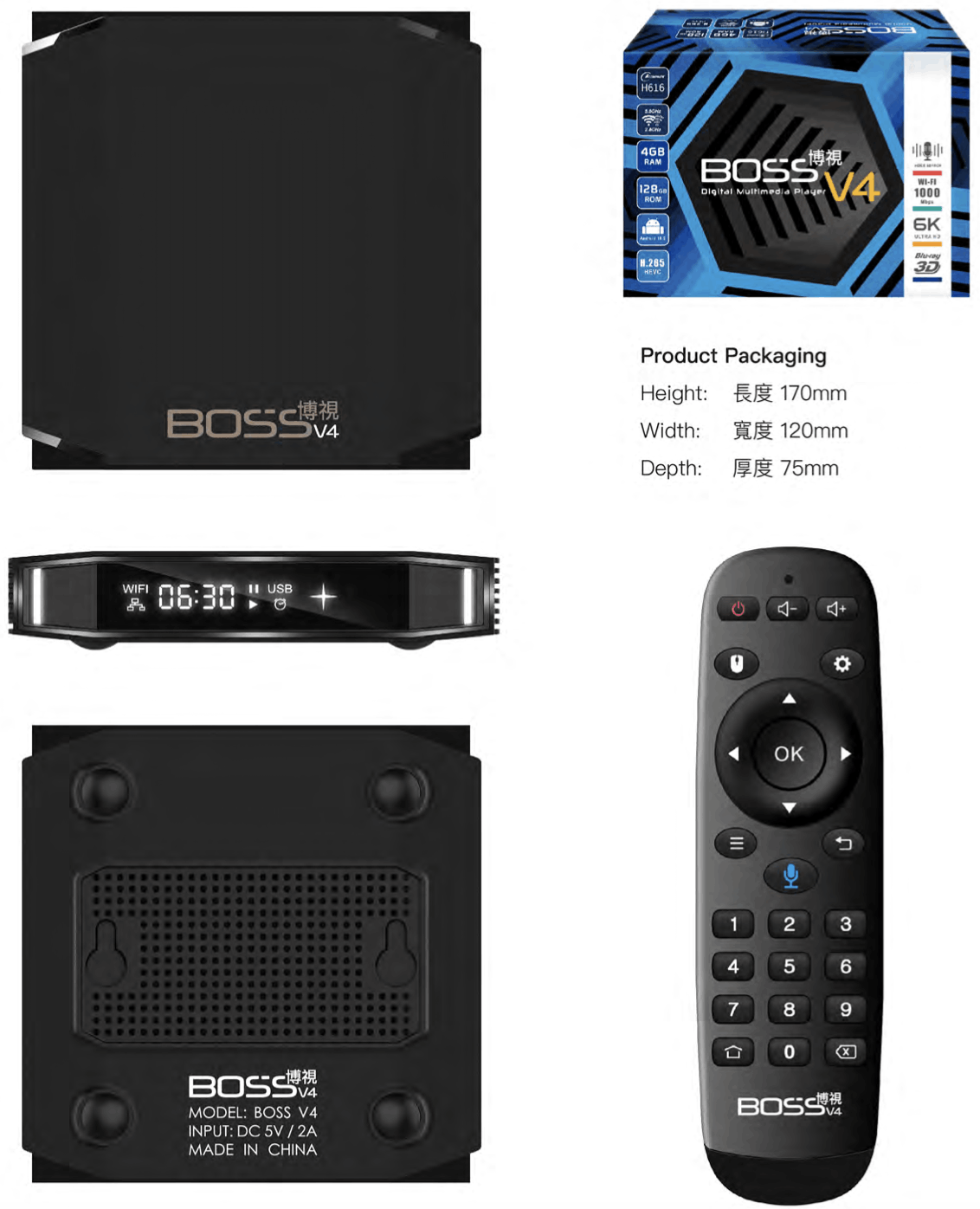 BOSS V4 Mini PC Package